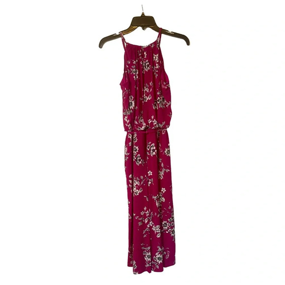 NWOT Maggy London High Neck Floral Pattern Jumpsuit in size 4 - Picture 2 of 10